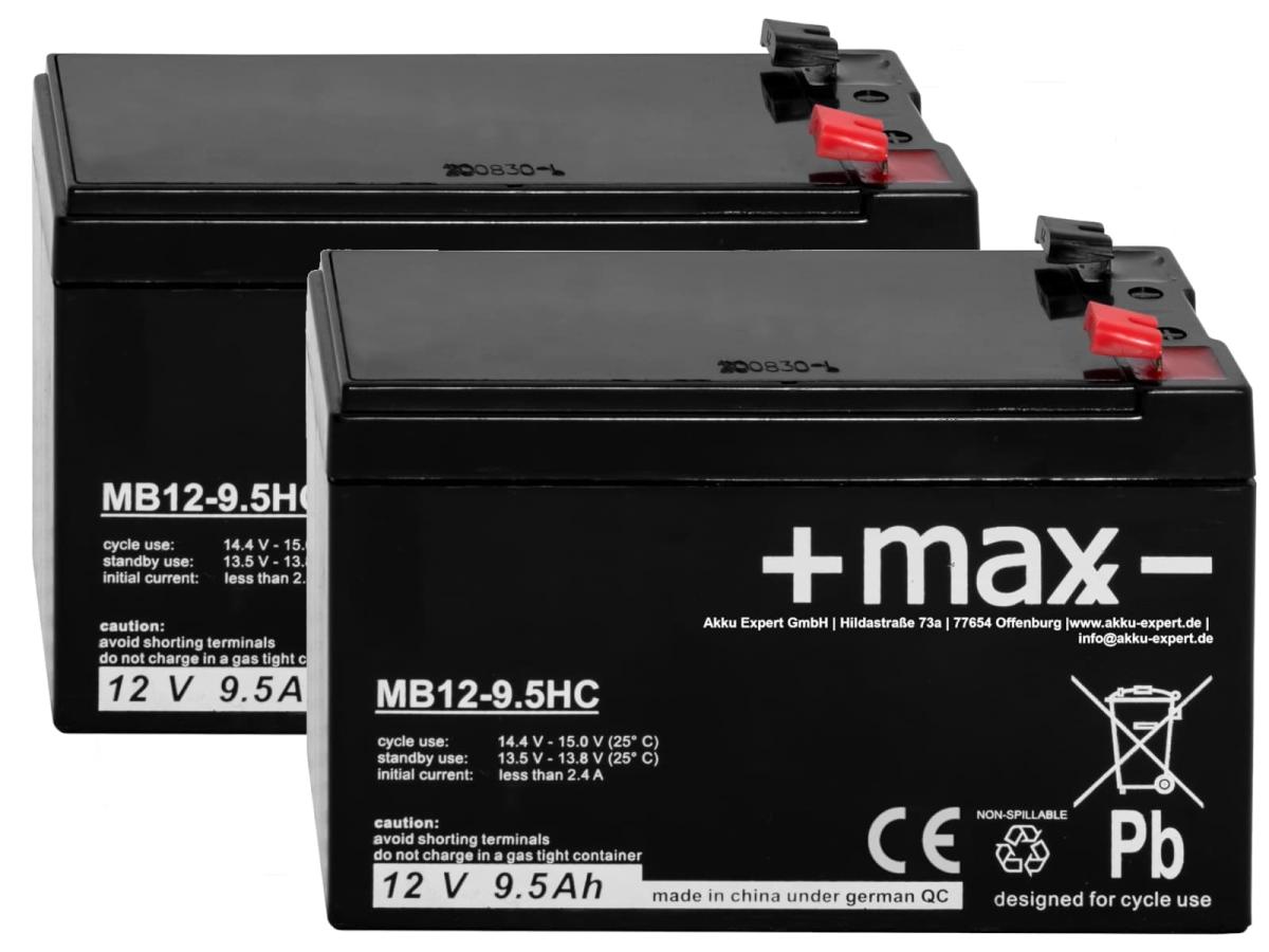 Akku kompatibel Deckenlifter Maxi Sky 1000 AGM Blei 24V Batteriesatz wie 7Ah